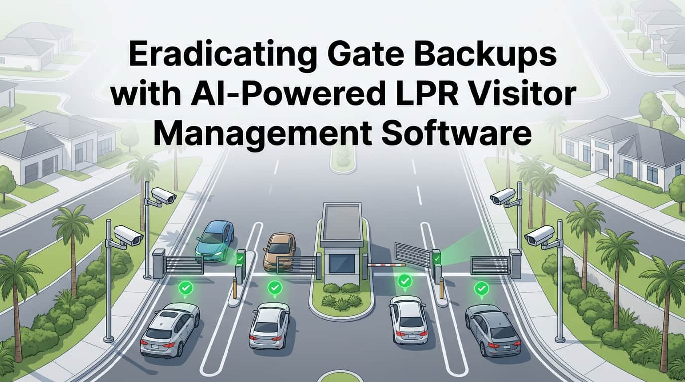 End Florida Gate Backups With AI License Plate Scanners