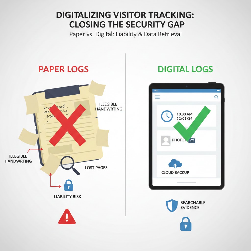 Ditch the Paper Log: Digital Visitor Tracking for Florida Gate Security